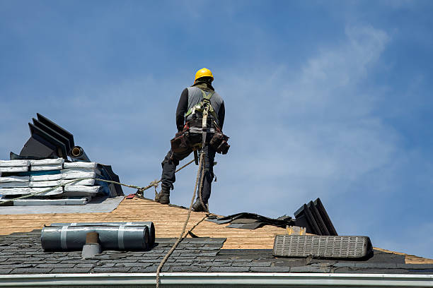 Professional Roofing technician working in Trenton, OH